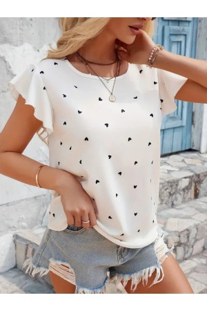 K46110-BEYAZ BEYAZ BLUZ