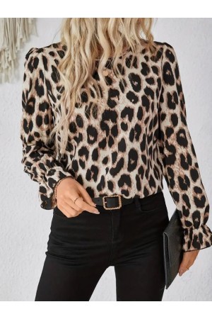 K46152-LEOPAR LEOPAR BLUZ