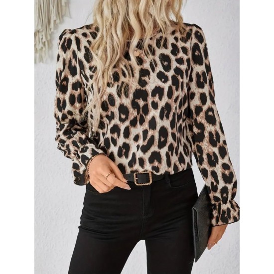 K46152-LEOPAR LEOPAR BLUZ