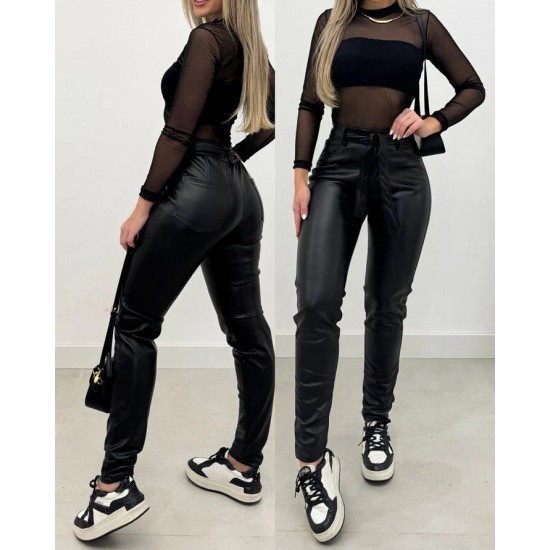 K46156-SIYAH BLACK TROUSERS