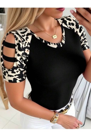 K46160-SIYAH SİYAH BLUZ