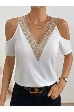 K46161-BEYAZ BEYAZ BLUZ