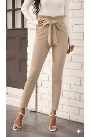 K4629-BEJ BEJ PANTOLON