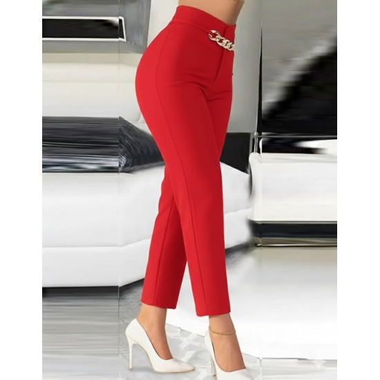 K4642-KIRMIZI KIRMIZI PANTOLON