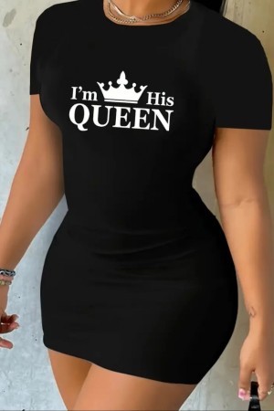 "K50264 - SIYAH" BLACK DRESS