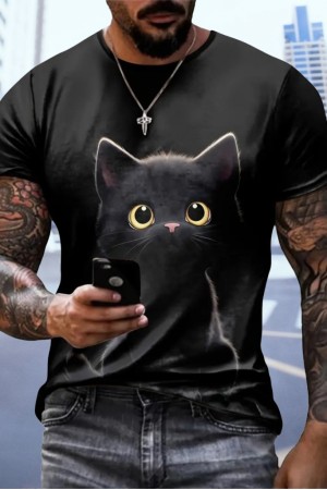 K50288 - SIYAH SİYAH TSHIRT