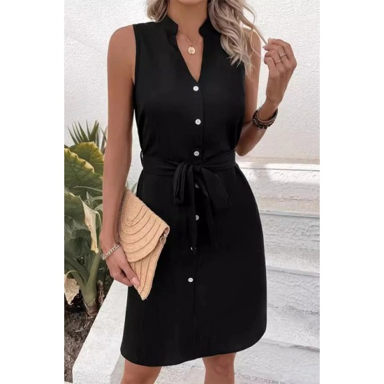 K51012-SIYAH BLACK DRESS