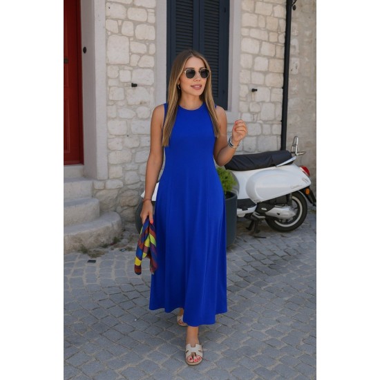 K51016-LACİVERT "NAVY BLUE" DRESS