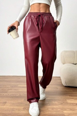 K51030-KIRMIZI KIRMIZI PANTOLON