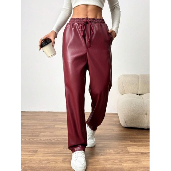 K51030-KIRMIZI KIRMIZI PANTOLON