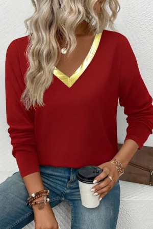 K51040-KIRMIZI RED BLOUSE