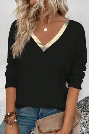 K51040-SIYAH BLACK BLOUSE