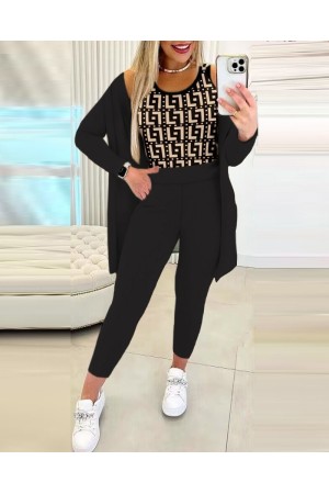 K55045 - SIYAH SİYAH TAKIM