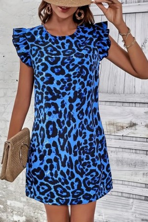 K55129-MAVI BLUE DRESS