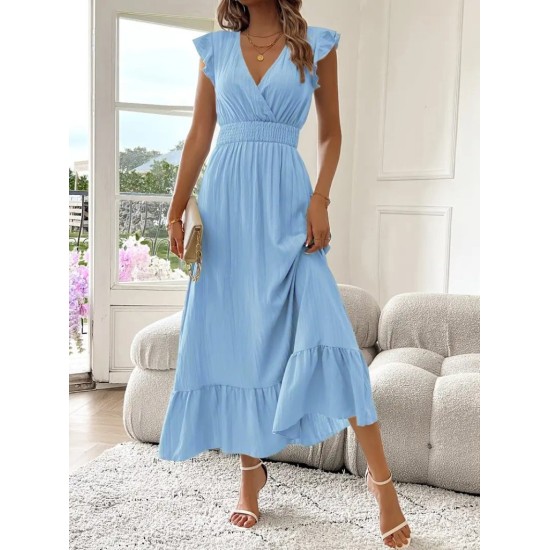 K55132-MAVI BLUE DRESS