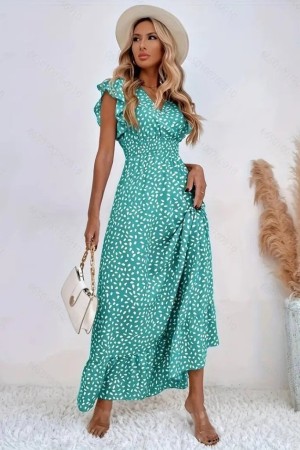 K55133-MINT GREEN DRESS