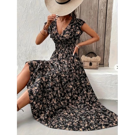 K55133-SIYAH BLACK DRESS