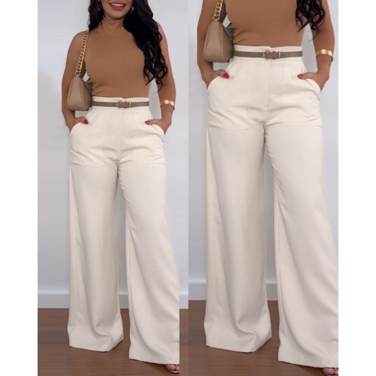 K55144-BEYAZ BEYAZ PANTOLON