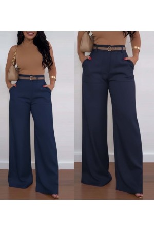 K55144-LACIVERT "NAVY BLUE" TROUSERS