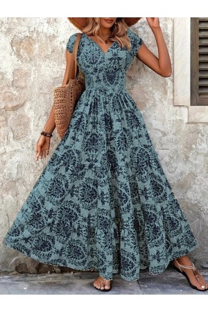 K55174-MAVI MAVİ ELBİSE