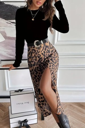 K55243-SIYAH BLACK DRESS