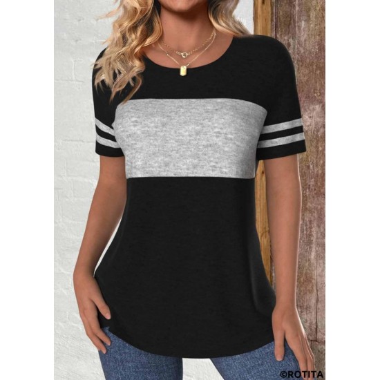 K57005-SIYAH SİYAH BLUZ