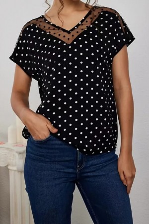 K61061 - SIYAH SİYAH BLUZ