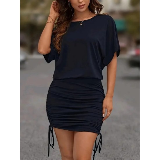 "K61079 - LACIVERT" "NAVY BLUE" DRESS