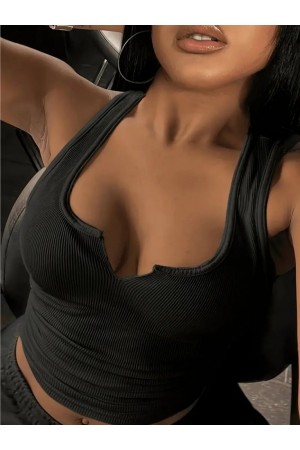 K61090 - SIYAH SİYAH BLUZ