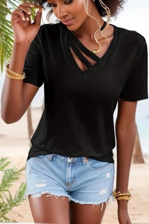 K61094 - SIYAH SİYAH BLUZ