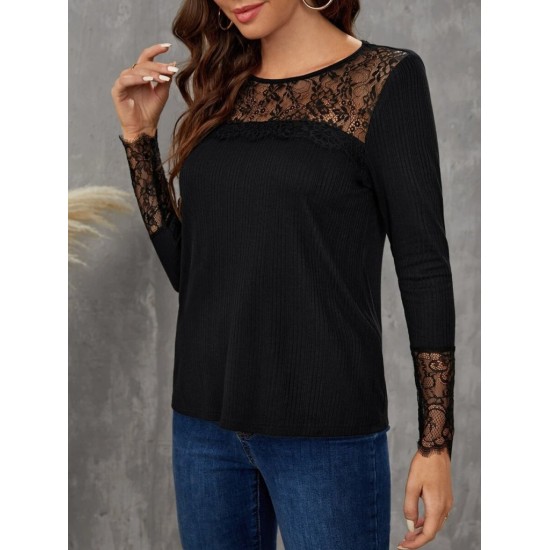 K61349-SIYAH BLACK BLOUSE