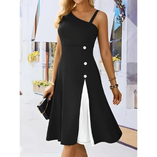 K61367-SIYAH BLACK DRESS