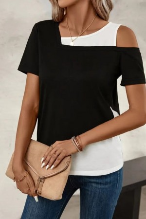 K61371-SIYAH BLACK BLOUSE