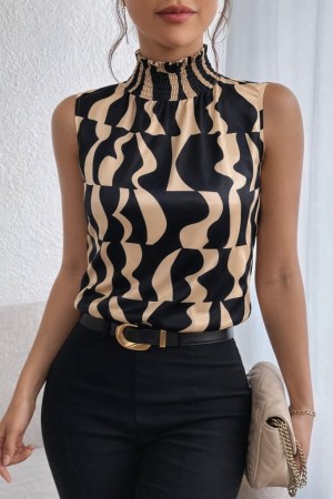 K61400-KAHVE KAHVE BLUZ