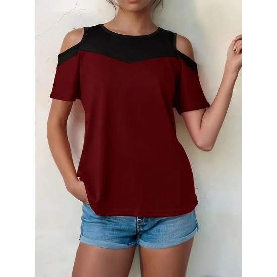 K61407-BORDO BORDO BLUZ