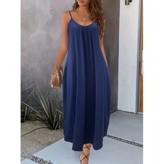 K61423-LACIVERT "NAVY BLUE" DRESS