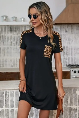 K61428-SIYAH BLACK DRESS