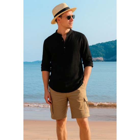 K61456-SIYAH BLACK SHIRT