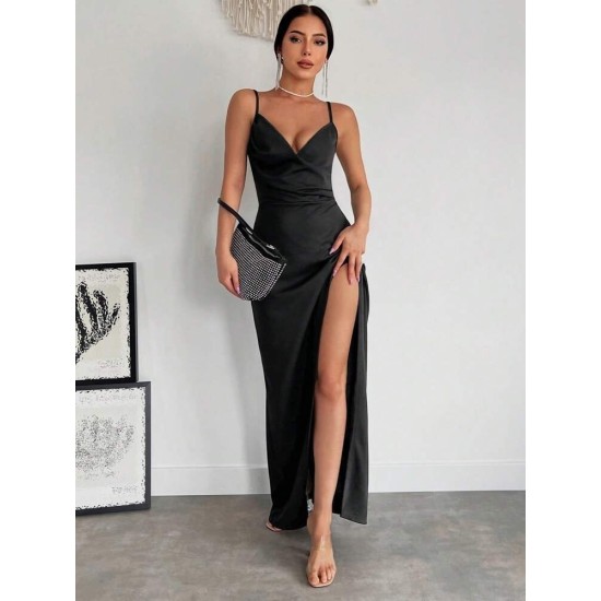 K61491-SIYAH BLACK DRESS
