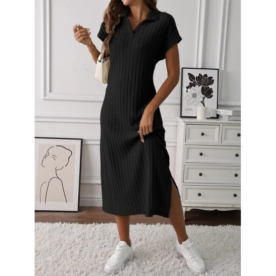 K61515-SIYAH BLACK DRESS