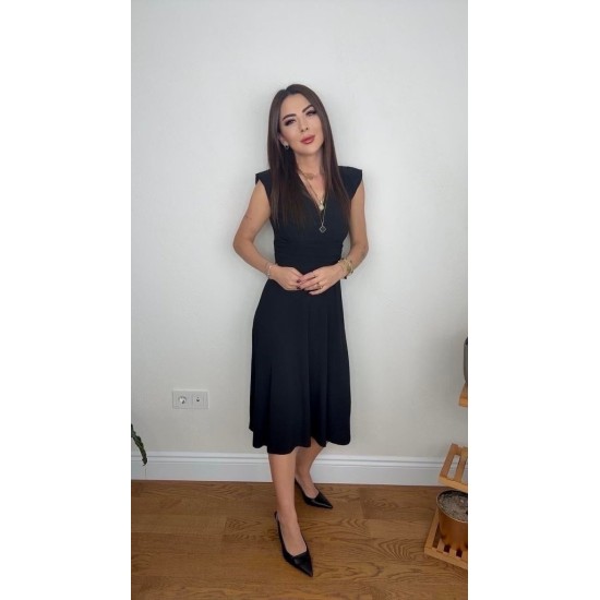 K61516-SIYAH BLACK DRESS