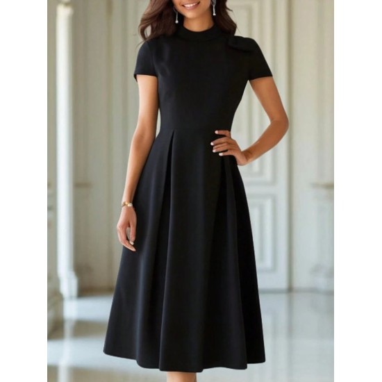 K61528-SIYAH BLACK DRESS