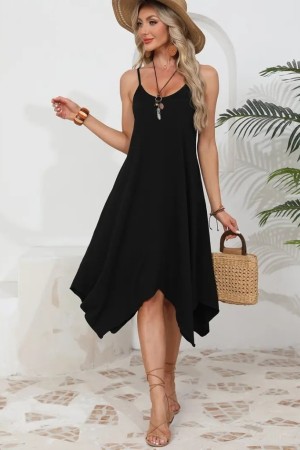 K61536-SIYAH BLACK DRESS