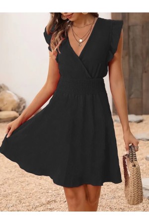 K61541-SIYAH BLACK DRESS