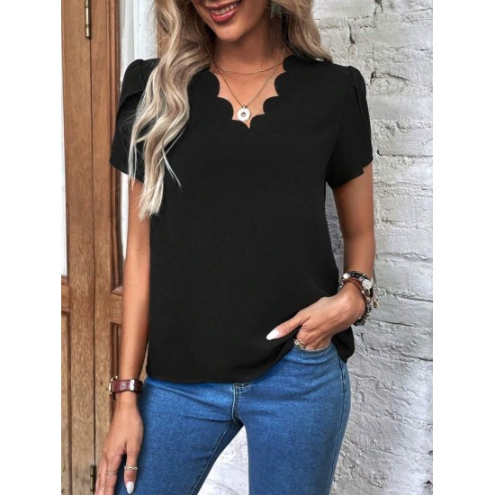 K61547-SIYAH SİYAH BLUZ