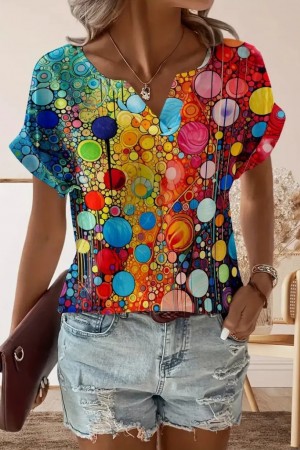 K61568-DESENLI DESENLİ BLUZ