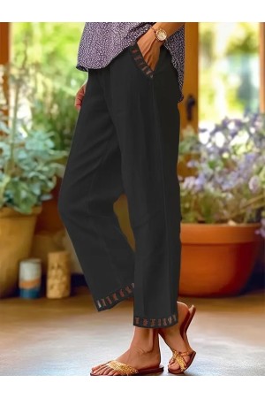 K61569-SIYAH SİYAH PANTOLON