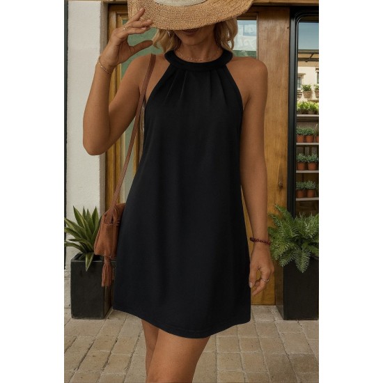 K61574-SIYAH BLACK DRESS