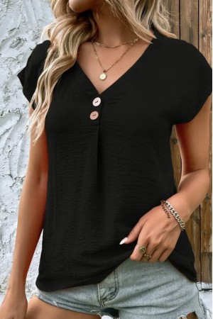 K61621-SIYAH SİYAH BLUZ