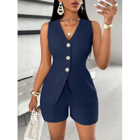 K61630-SAKS "NAVY BLUE" DRESS